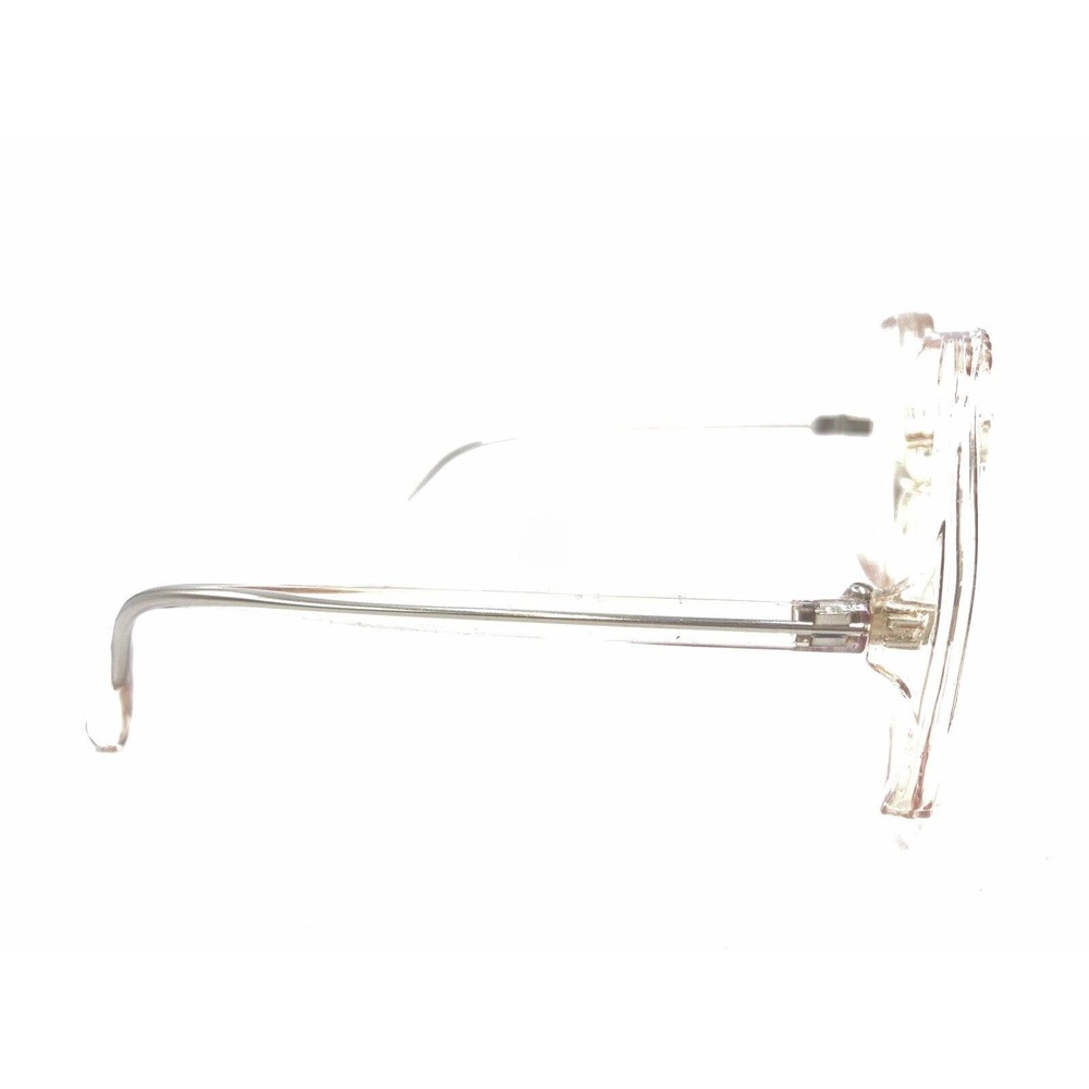 Vintage Translucent Light Brown Square Oversize E… - image 4